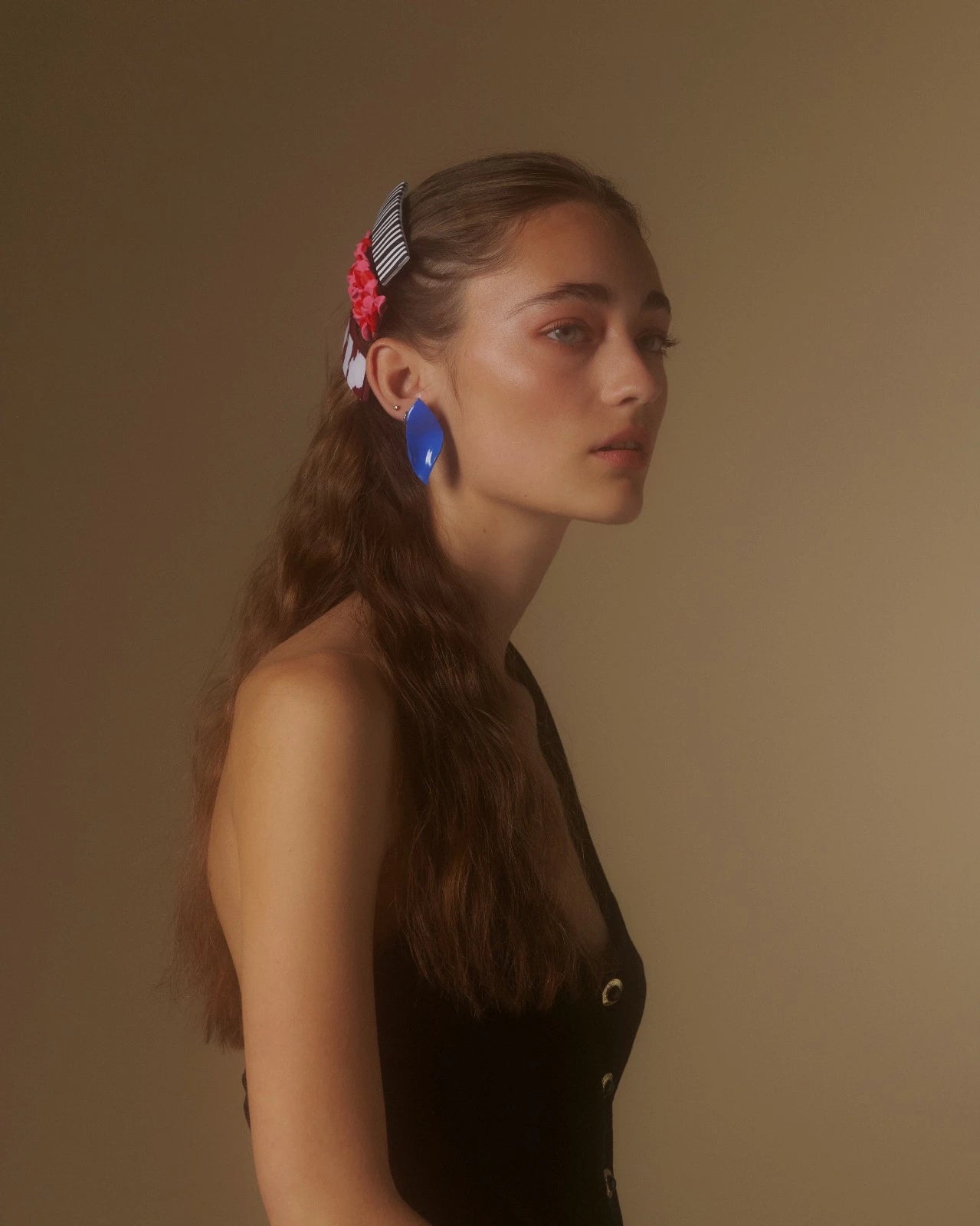 AROS CELESTE BRILLO HOJUELA