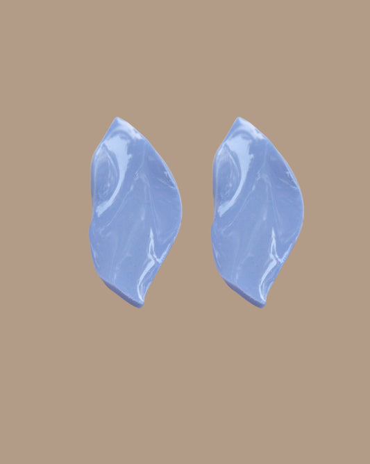 AROS CELESTE BRILLO HOJUELA