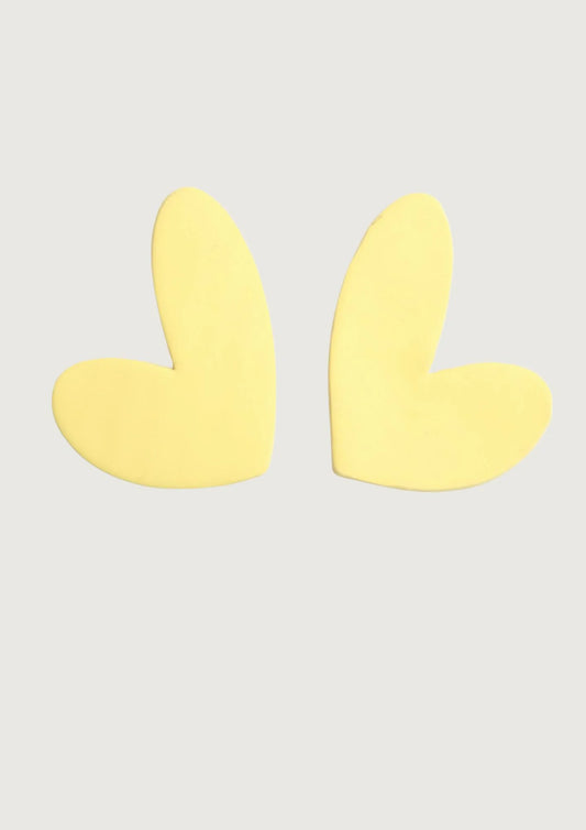 AROS CORAZÓN AMARILLO YELLOW