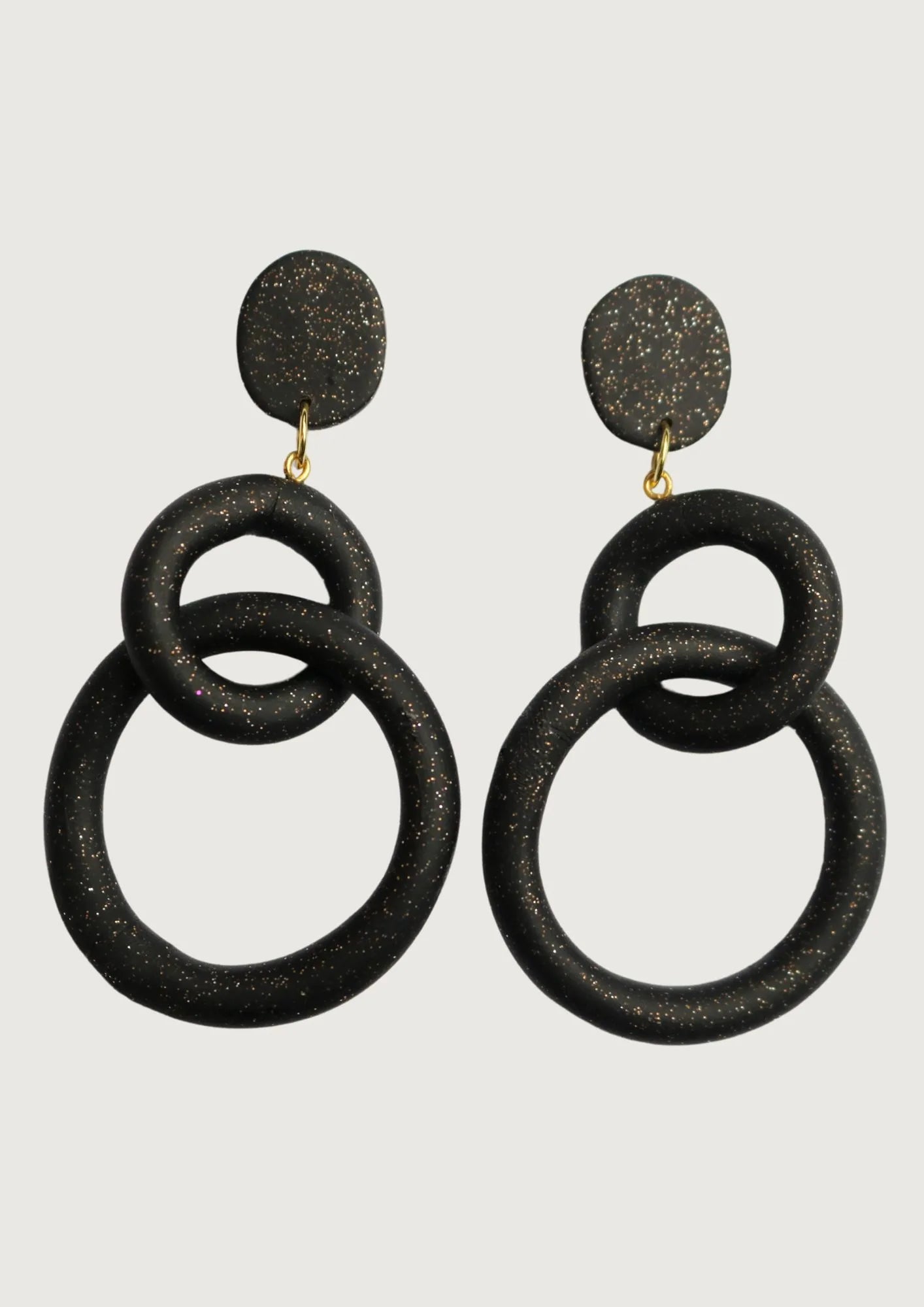 AROS ESLABON NEGRO BRILLO CHAIN