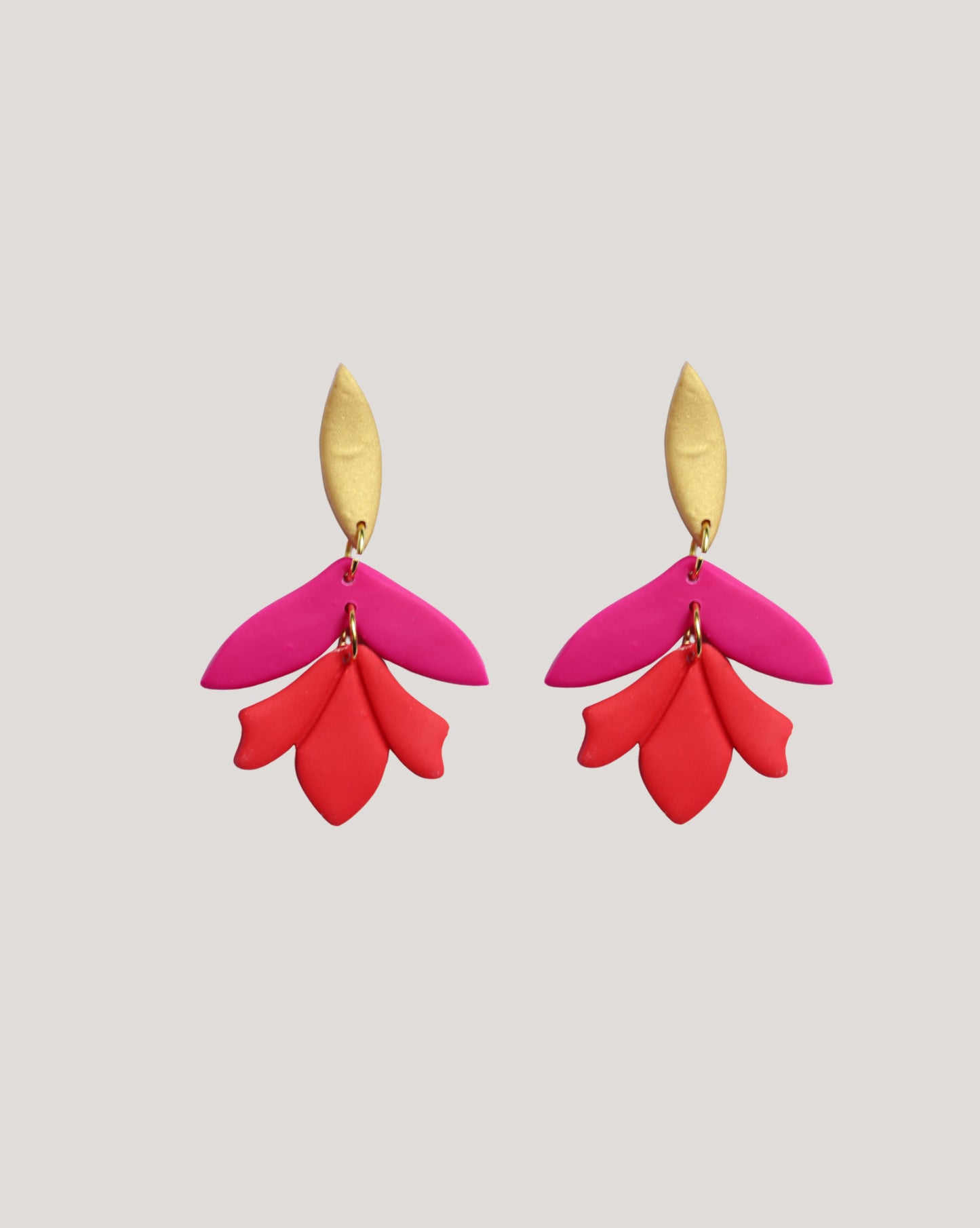 AROS PIKAS FUCSIA ROJO DORADO