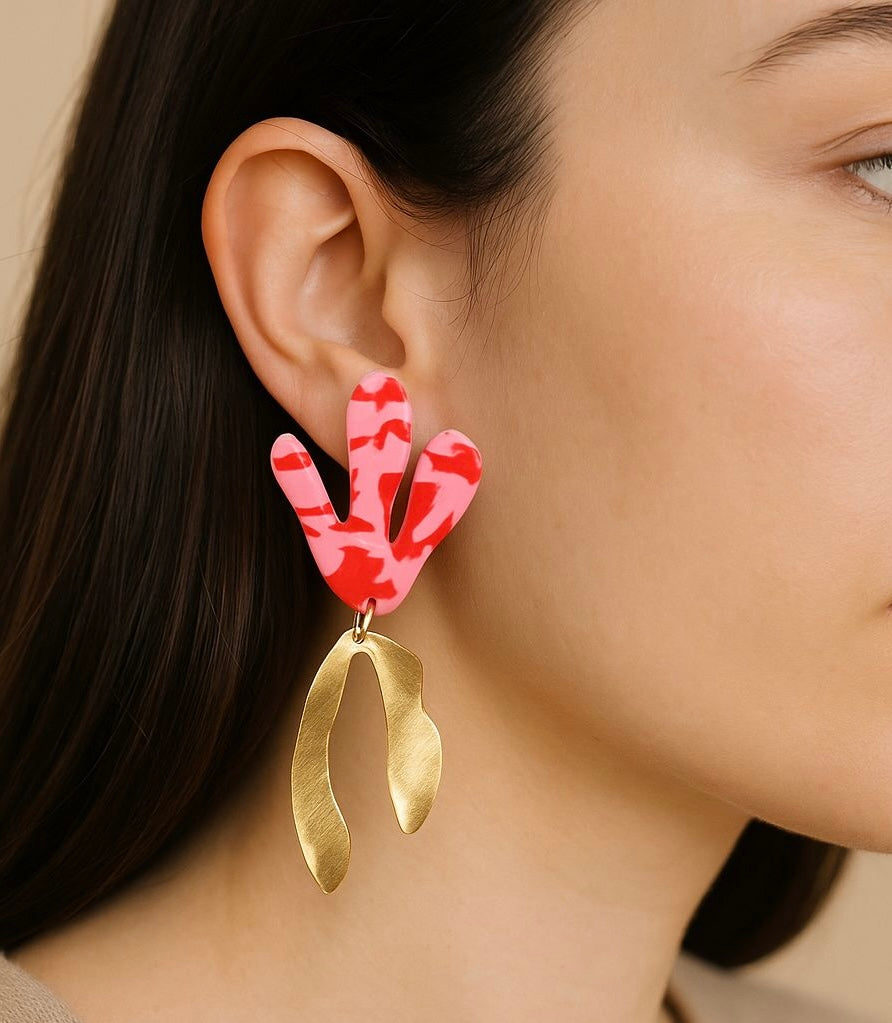 AROS ROJO ROSADO DORADO LOTO