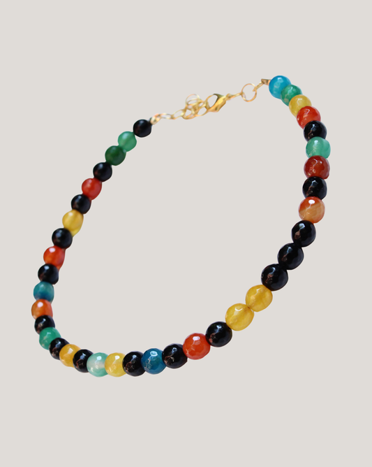 COLLAR PIEDRAS DE COLORES