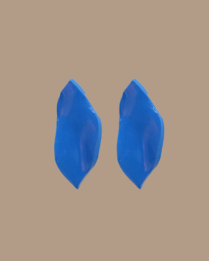 AROS AZUL BRILLO HOJUELA
