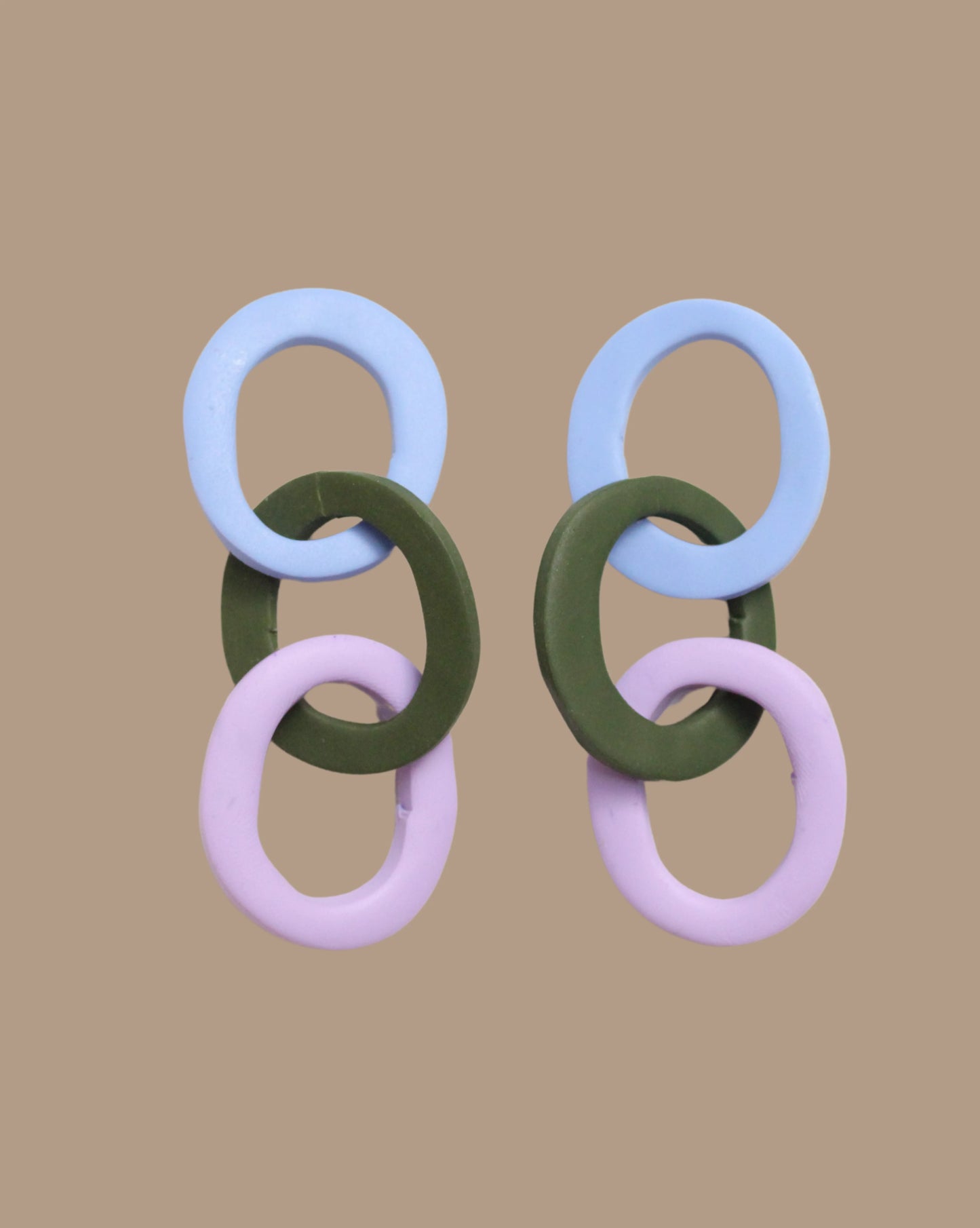 AROS CELESTE VERDE LILA ANILLOS