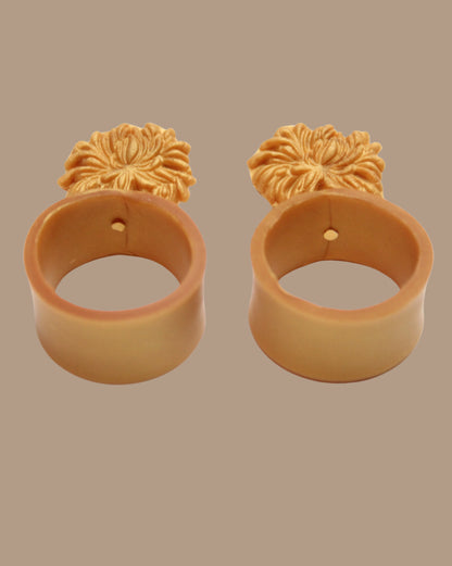 AROS DORADO FLORES CLAVEL
