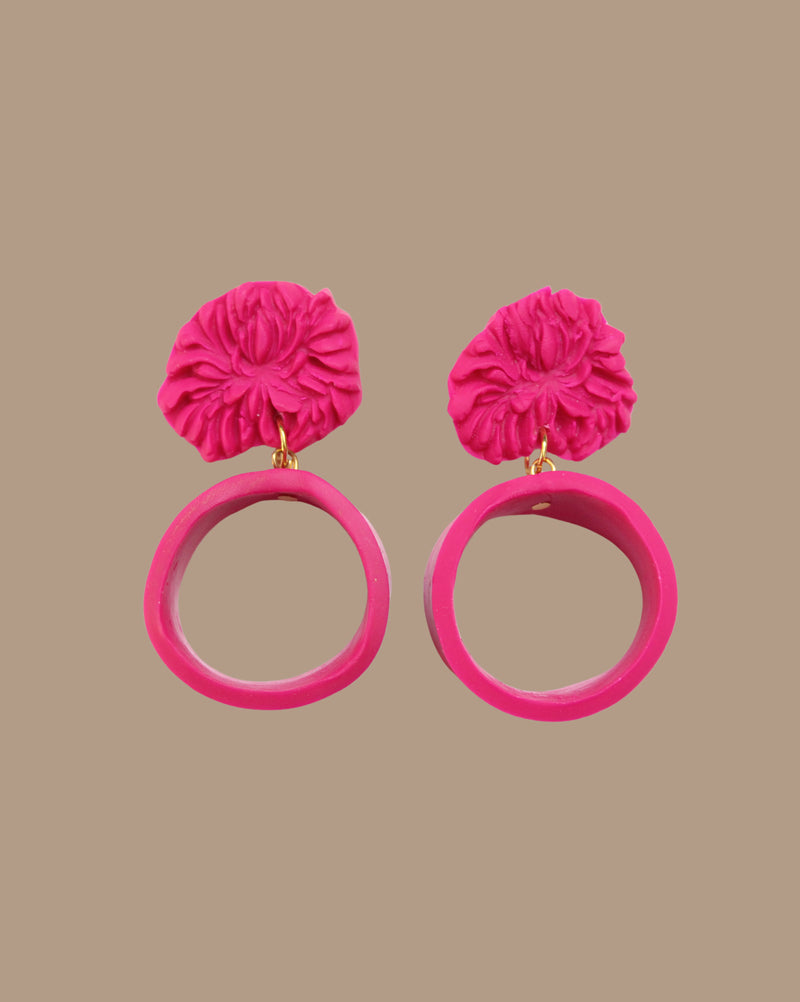 AROS FUCSIA FLORES CLAVEL