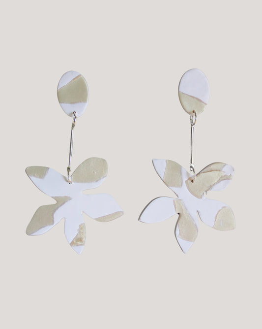 AROS FLOR VAINILLA BLANCO PERLA