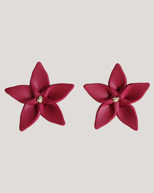 AROS FLOR DESTELLO BURDEO
