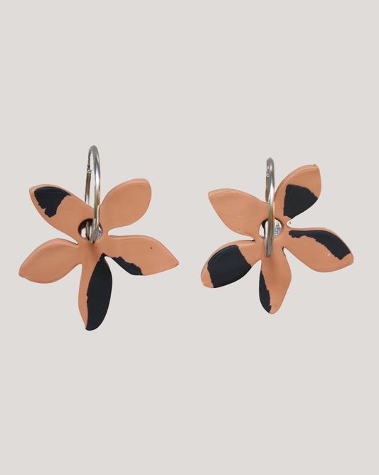 AROS FLOR BEIGE NEGRO PETUNIA