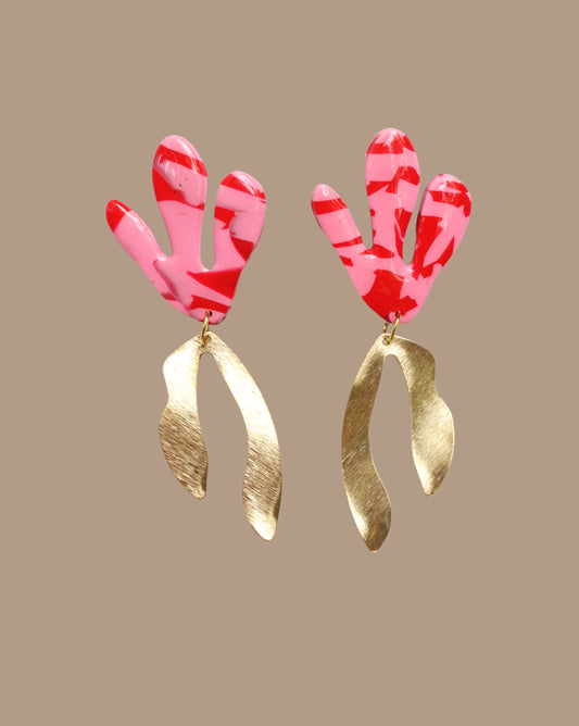 AROS ROJO ROSADO DORADO LOTO