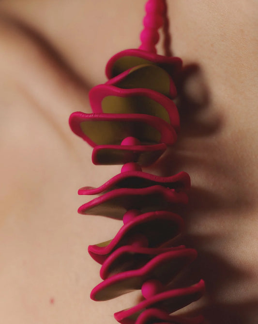 COLLAR  FUSCIA VERDE JULIETTE