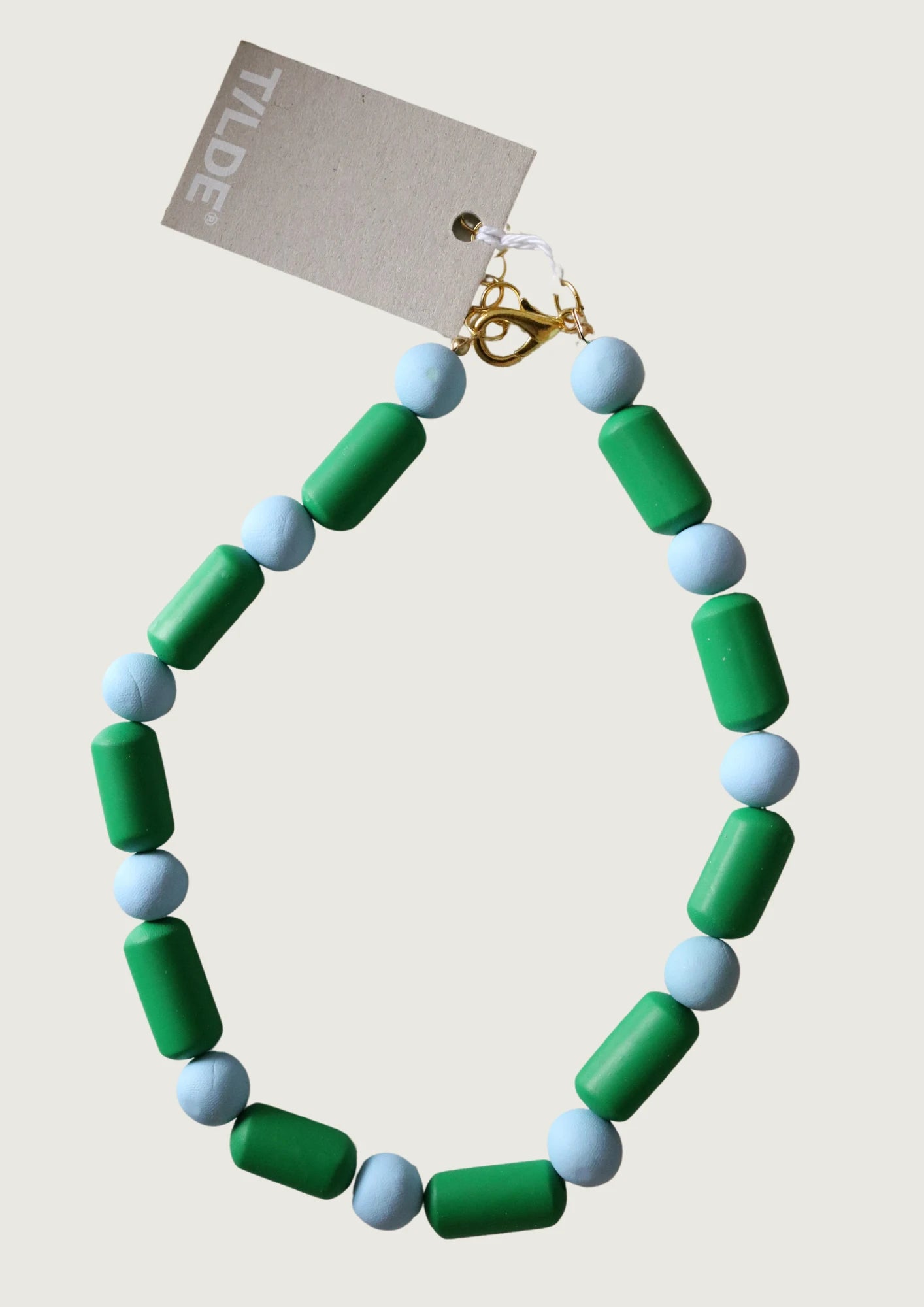 COLLAR VERDE CELESTE DUO