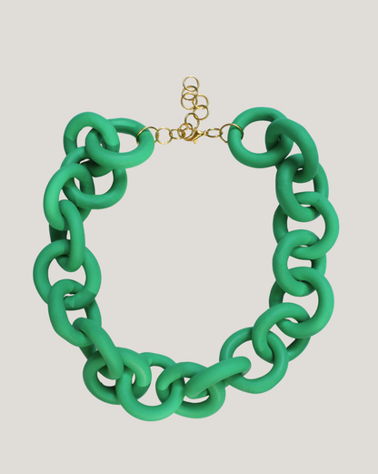 COLLAR ESLABÓN VERDE