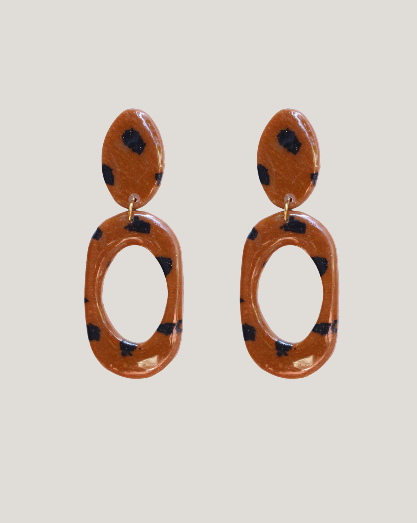 AROS LEOPARDO NEGRO CAFÉ