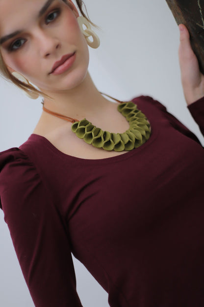AROS ESLABÓN + COLLAR MAGNOLIA