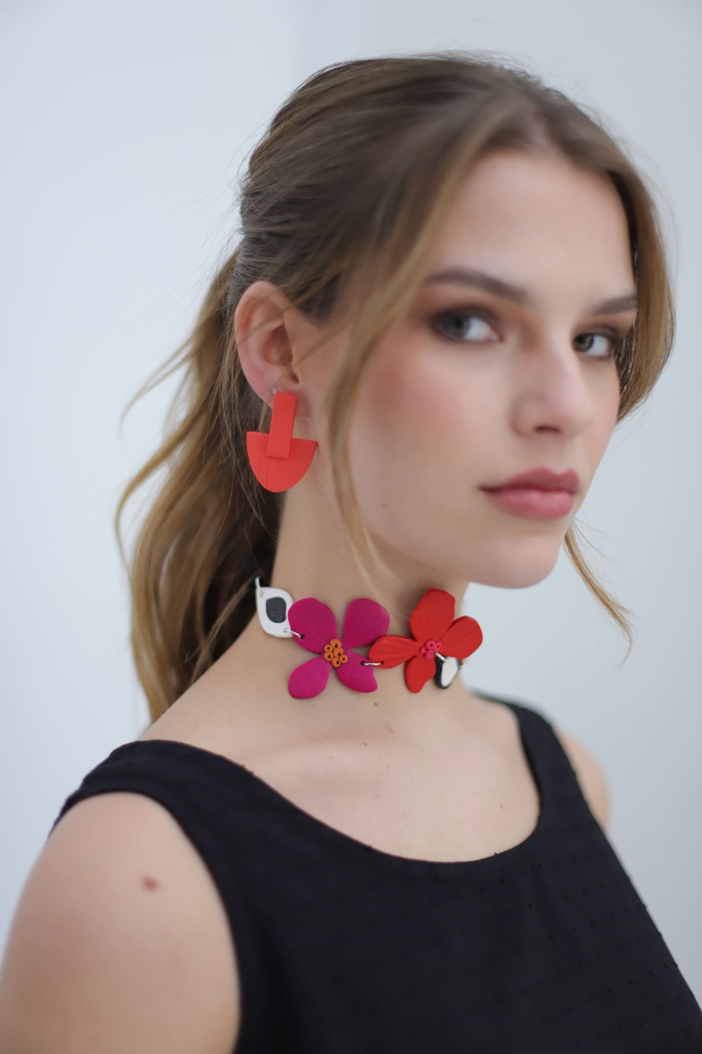 AROS FÁTIMA + COLLAR JARDÍN