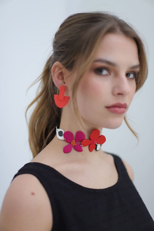 AROS FÁTIMA + COLLAR JARDÍN