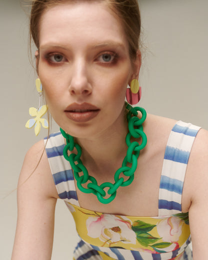 AROS FLOR VAINILLA AMARILLO CELESTE